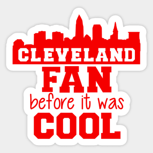 Cleveland Fan Sticker